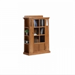 Crafters and Weavers Arts and Crafts 1 Door Wood Bookcase in Cherry