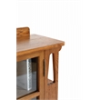 Crafters and Weavers Arts and Crafts 1 Door Wood Bookcase in Cherry
