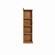Crafters and Weavers Arts and Crafts 1 Door Wood Bookcase in Cherry