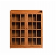 Crafters and Weavers Arts and Crafts 2-Door Wood Bookcase in Cherry