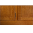 Crafters and Weavers Arts and Crafts 3-Drawer Solid Wood Sideboard in Cherry