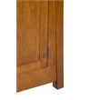 Crafters and Weavers Arts and Crafts 3-Drawer Solid Wood Sideboard in Cherry