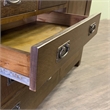 Crafters and Weavers Arts and Crafts 7-Drawer Solid Wood Sideboard in Walnut