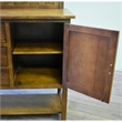 Crafters and Weavers Arts and Crafts 2-Door Solid Wood Sideboard in Walnut