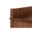 Crafters and Weavers Arts and Crafts 2-Door Solid Wood Sideboard in Walnut