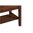 Crafters and Weavers Arts and Crafts 2-Door Solid Wood Sideboard in Walnut
