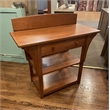 Crafters and Weavers Arts and Crafts 2-Drawer Solid Wood Console Table in Cherry