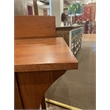 Crafters and Weavers Arts and Crafts 2-Drawer Solid Wood Console Table in Cherry