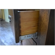 Crafters and Weavers Arts and Crafts 2-Door Solid Wood Cabinet in Walnut