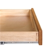 Crafters and Weavers Arts and Crafts 2-Drawer Solid Wood Cabinet in Cherry