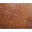 Crafters and Weavers Venezia Contemporary Leather Loveseat in Light Brown