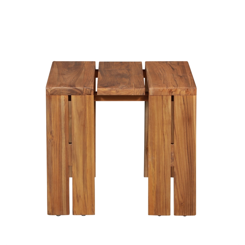 Paradiso Outdoor Teak Wood End Table