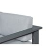 Sardinia Aluminum Frame Outdoor Sectional Sofa - Gray