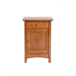 Mission 1 Door 1 Drawer Nightstand - Michael's Cherry