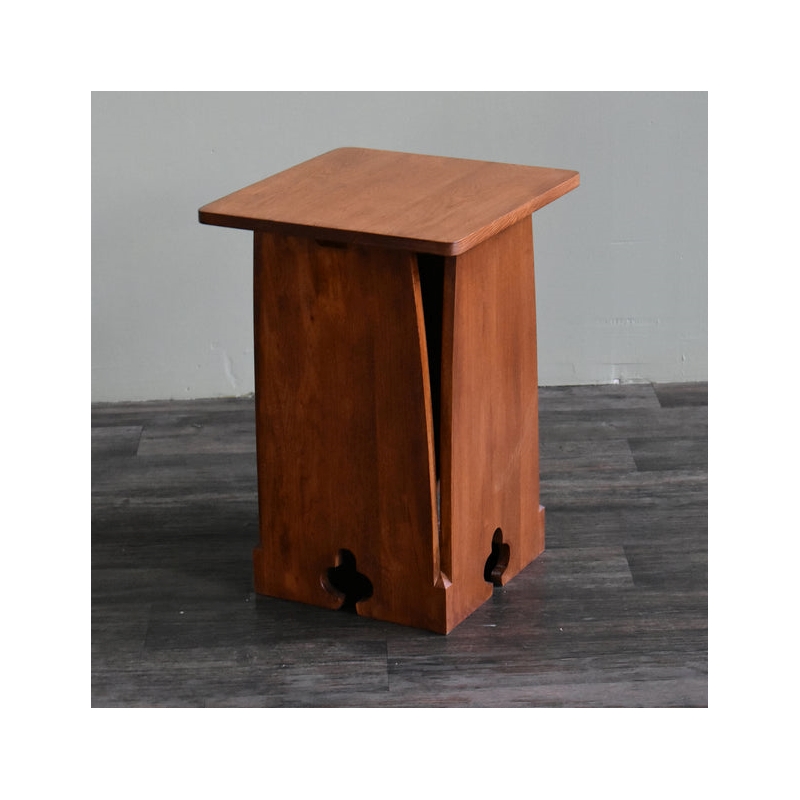 Mission Oak Tabouret Side Table - Michael's Cherry