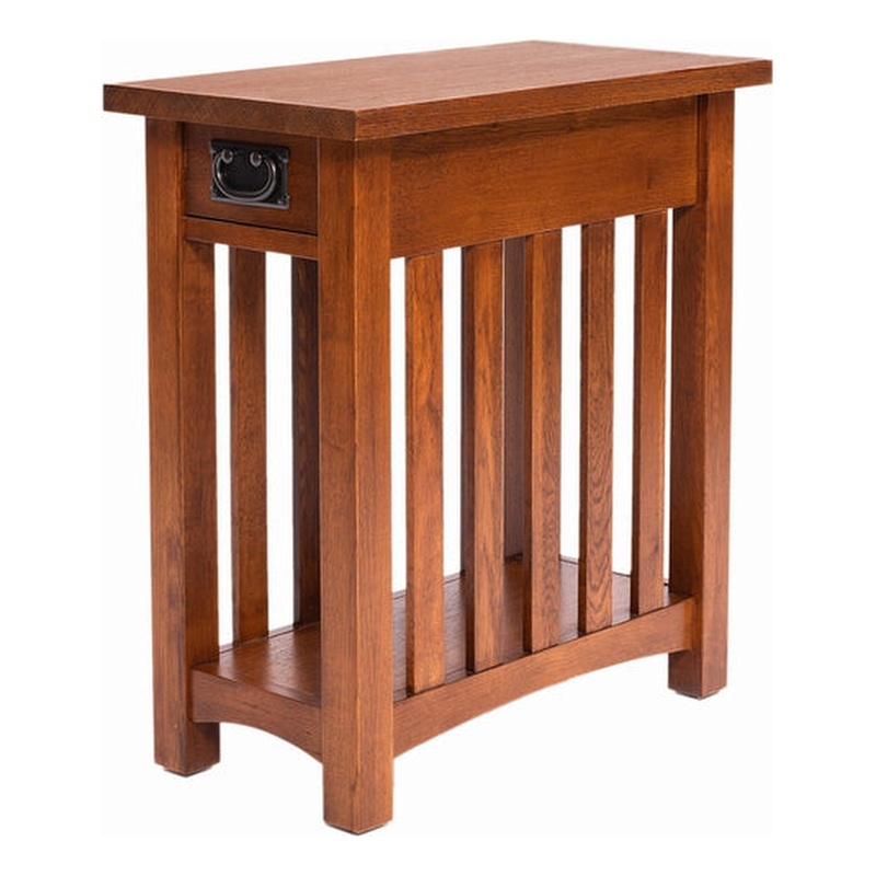 Mission Arts & Crafts 1 Drawer Side Table Michael's Cherry