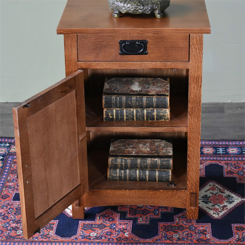 Mission / Arts and Crafts 1 Door 1 Drawer Nightstand