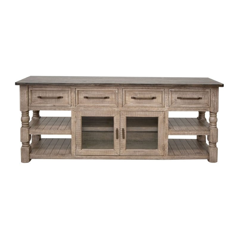 Aria Solid Wood TV Stand - 78.75