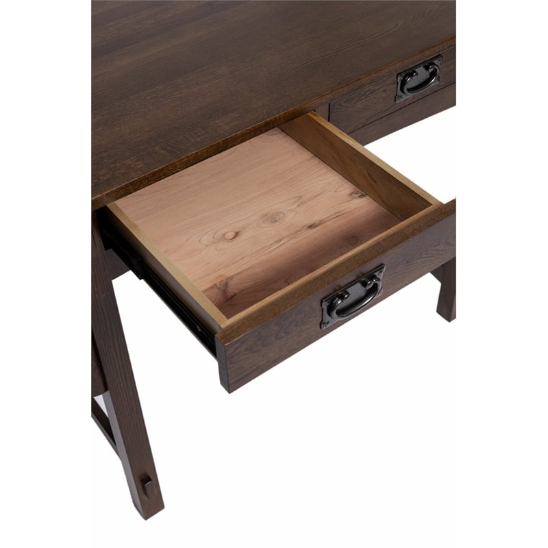 Mission Quarter Sawn Oak Writing Desk - Walnut