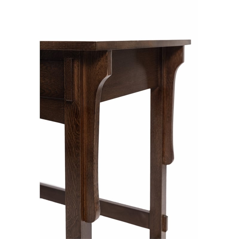 Mission Quarter Sawn Oak Writing Desk - Walnut