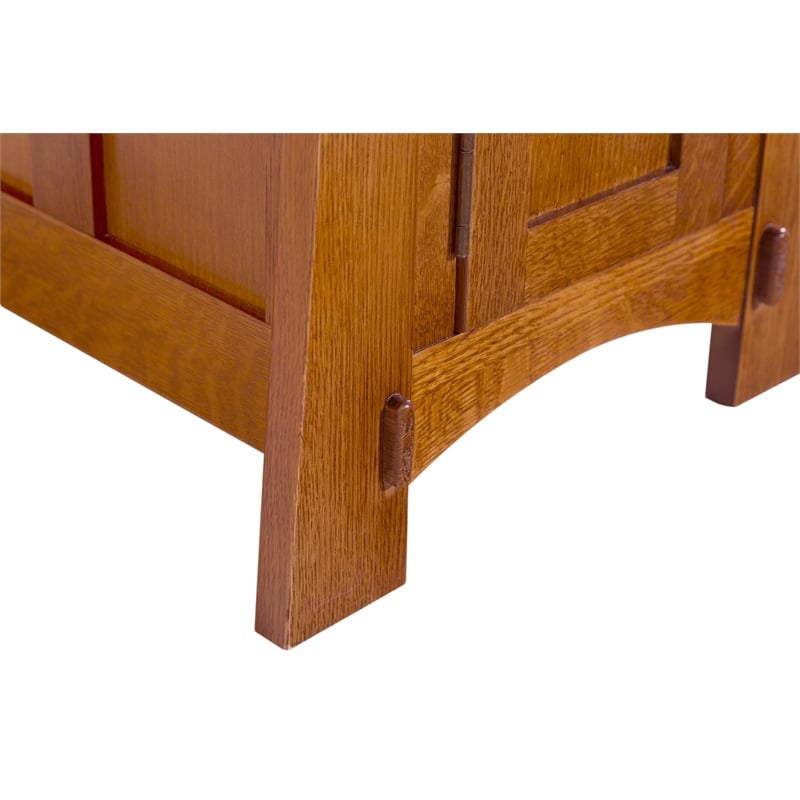 Mission Tapered Leg Narrow Nightstand - Walnut