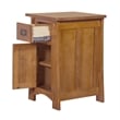 Mission Tapered Leg Narrow Nightstand - Walnut