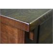 Mission Style Solid Oak Nightstand Model A3 - Walnut