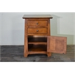 Mission Style Tapered Leg 2 Drawer Nightstand