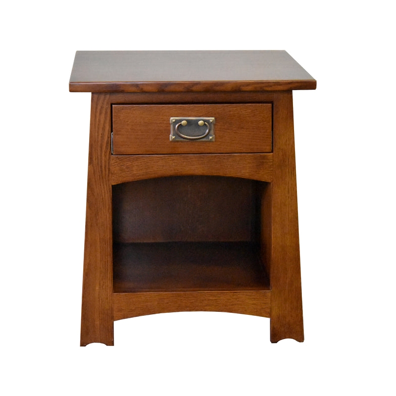 Mission 1 Drawer Crofter End Table - Model A19 - Michael's Cherry