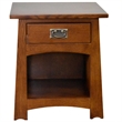 Mission 1 Drawer Crofter End Table - Model A19 - Michael's Cherry