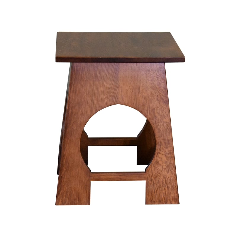 Crafters & Weavers A21 Arts and Crafts/Mission Taboret End Table in Brown