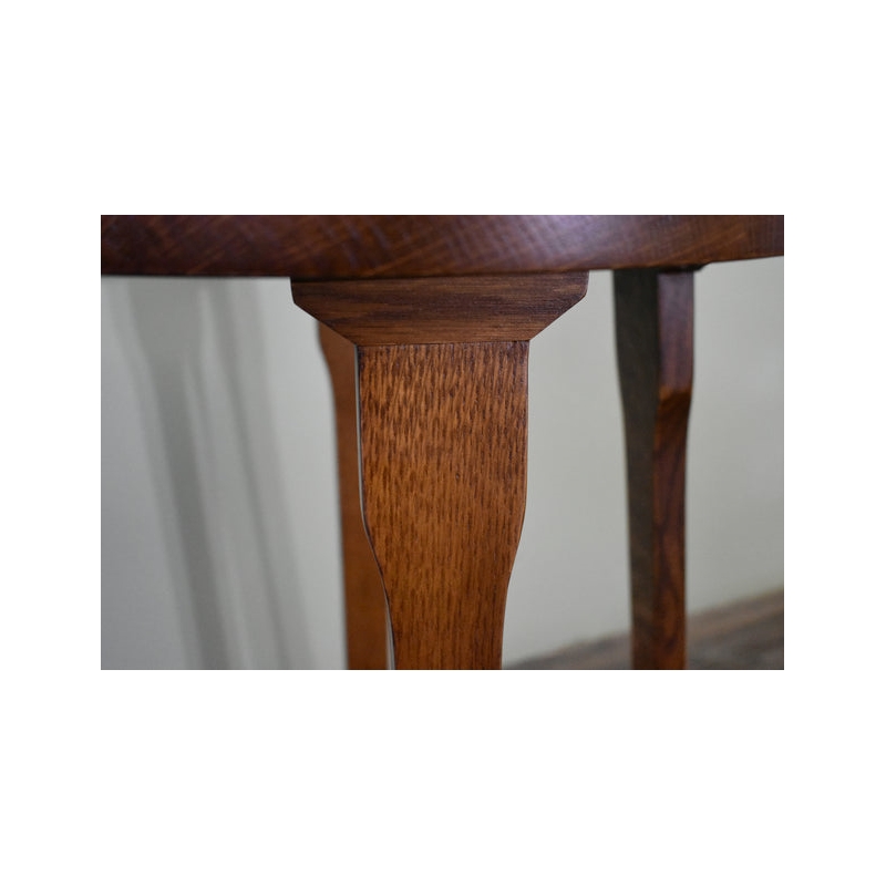Crafters & Weavers A22 Arts and Crafts/Mission Round End Table in Cherry