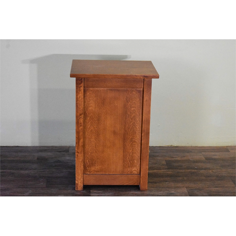 Mission Solid Quarter Sawn Oak 1 Drawer End Table - Model A27