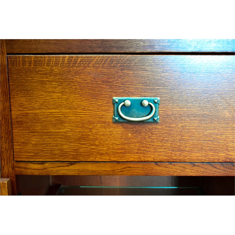 Craftsman Style Quarter Sawn Oak Sideboard - 72