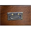 Mission Style Solid Quarter Sawn Oak Keyhole Nightstand - Walnut