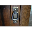 Mission Style Solid Quarter Sawn Oak Keyhole Nightstand - Walnut