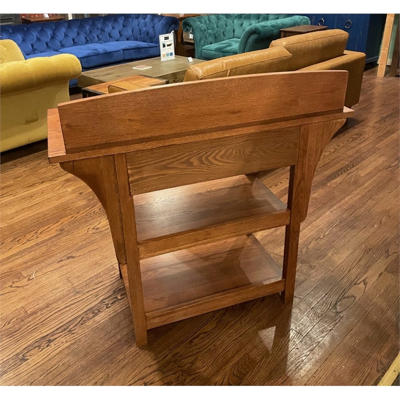 Mission 2 Drawer And Open Shelves Sideboard / Console Table - Michael's Cherry