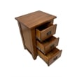 Mission Quarter Sawn Oak 3 Drawer Nightstand - Walnut