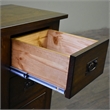 Mission Quarter Sawn Oak 3 Drawer Nightstand - Walnut