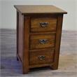 Mission Quarter Sawn Oak 3 Drawer Nightstand - Walnut