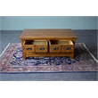 Mission 8 Drawer Coffee Table - Walnut
