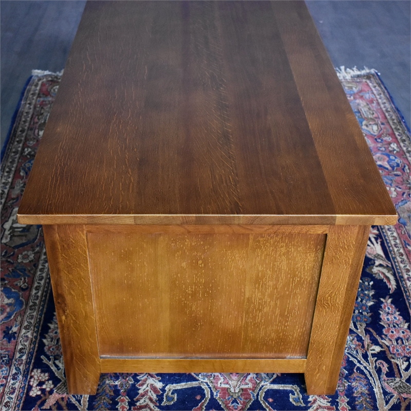 Mission 8 Drawer Coffee Table - Walnut