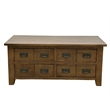 Mission 8 Drawer Coffee Table - Walnut
