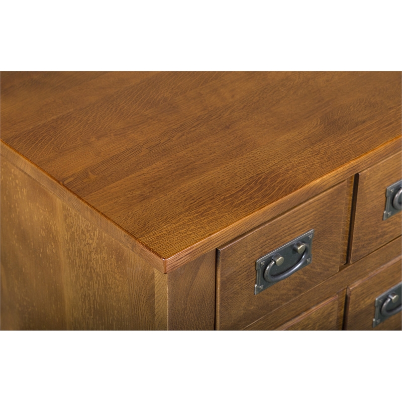 Mission 8 Drawer Coffee Table - Walnut
