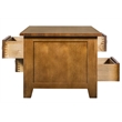 Mission 8 Drawer Coffee Table - Walnut