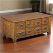 Mission 8 Drawer Coffee Table - Walnut