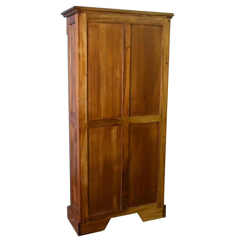 Crafters and Weavers Legacy Open Bookcase - Light Brown Walnut