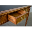 Crafters and Weavers Legacy Leather Top Desk - Light Brown Walnut