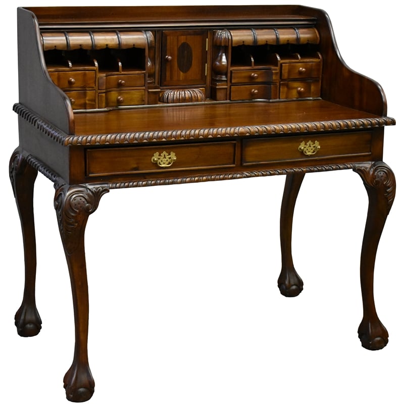 Crafters and Weavers Legacy Escritoire Secretary Desk - Brown Walnut