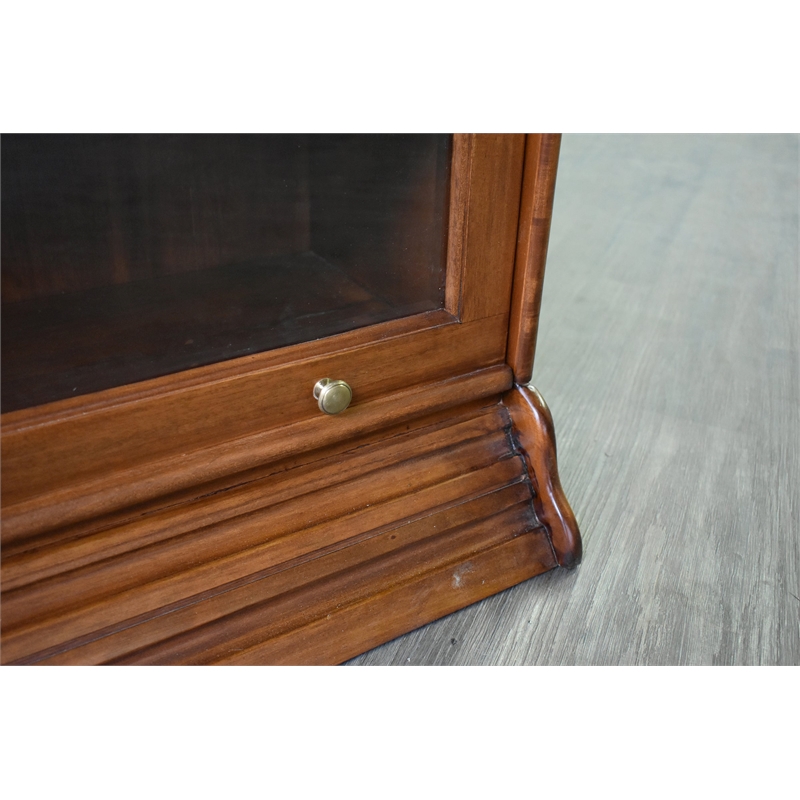 Crafters and Weavers Legacy 5 Stack Barrister Bookcase - Light Brown Walnut